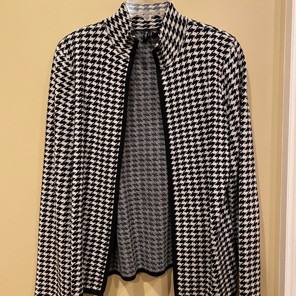 Venini black/white sweater/cardigan